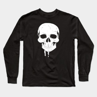 Melting Skull Long Sleeve T-Shirt